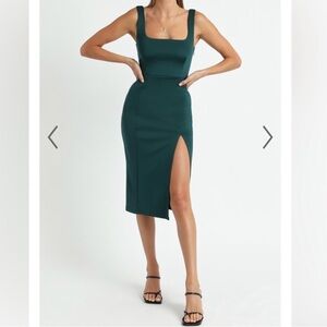 Showpo Emerald Green Mini Dress